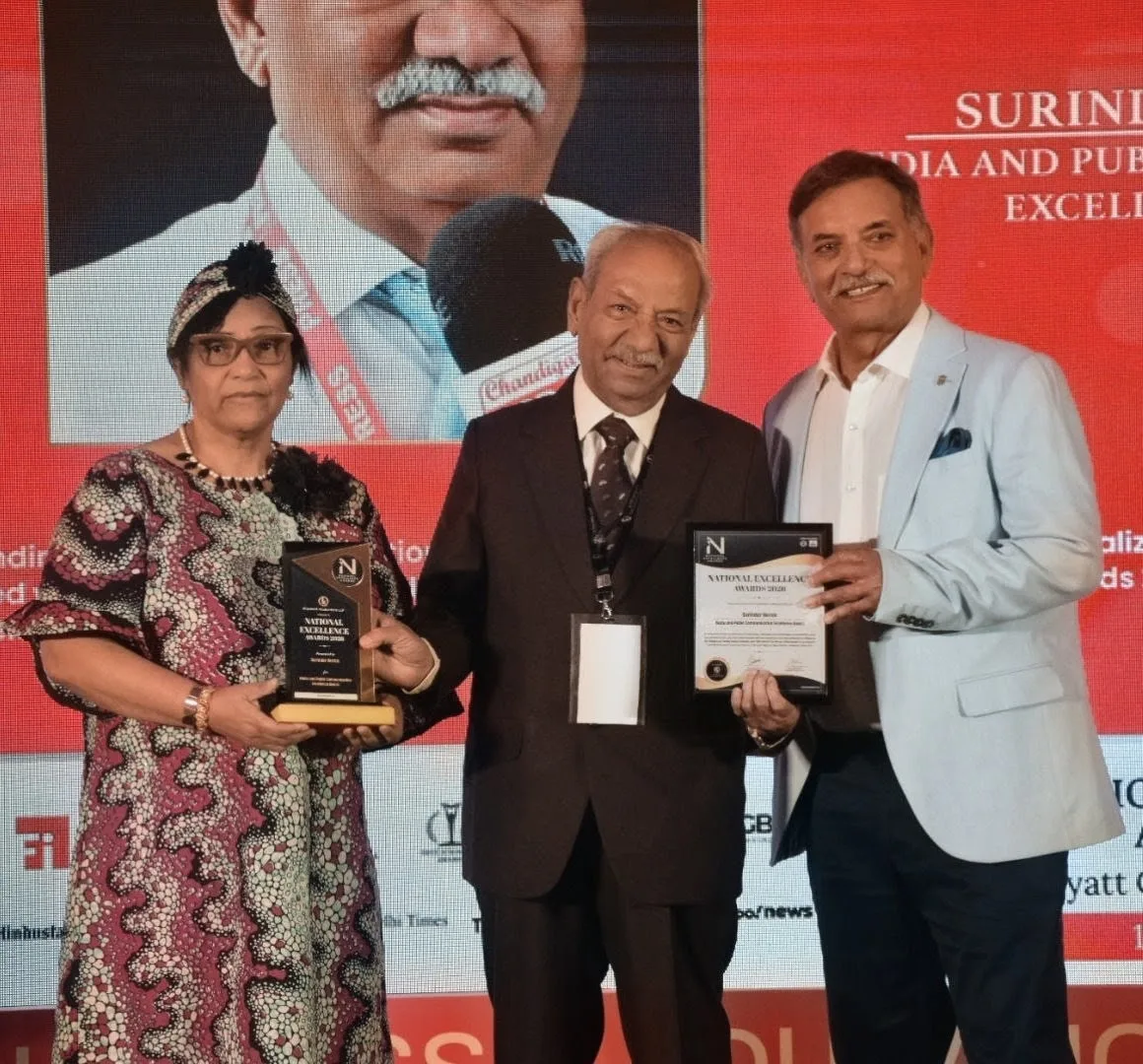 Surinder Verma Wins National Excellence Award for Media