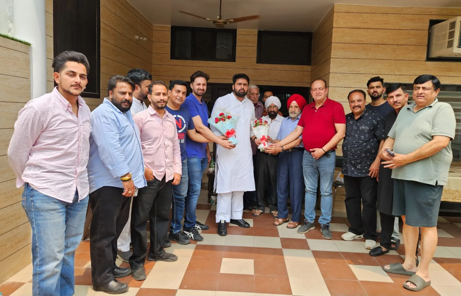 Akshay Sharma Amritsar North Visit Highlights Social Welfare