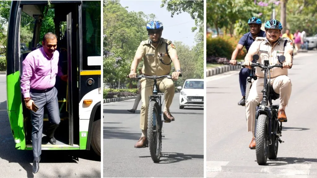 Chandigarh No Vehicle Wednesday Leads Green Transport Shift