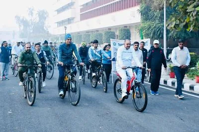 Kurukshetra University Cycle Rally Leads New Fitness Movement