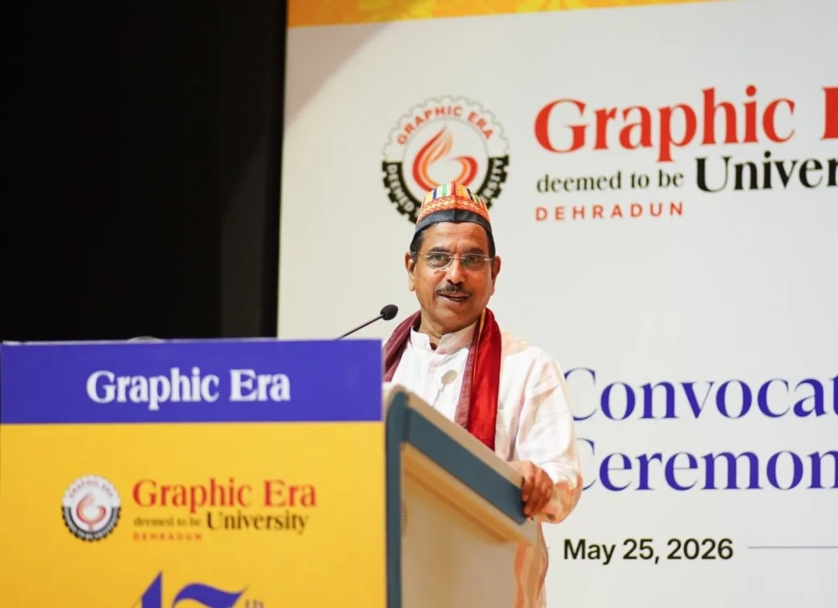 Graphic Era Convocation Honors 3691 Students With Pralhad Joshi