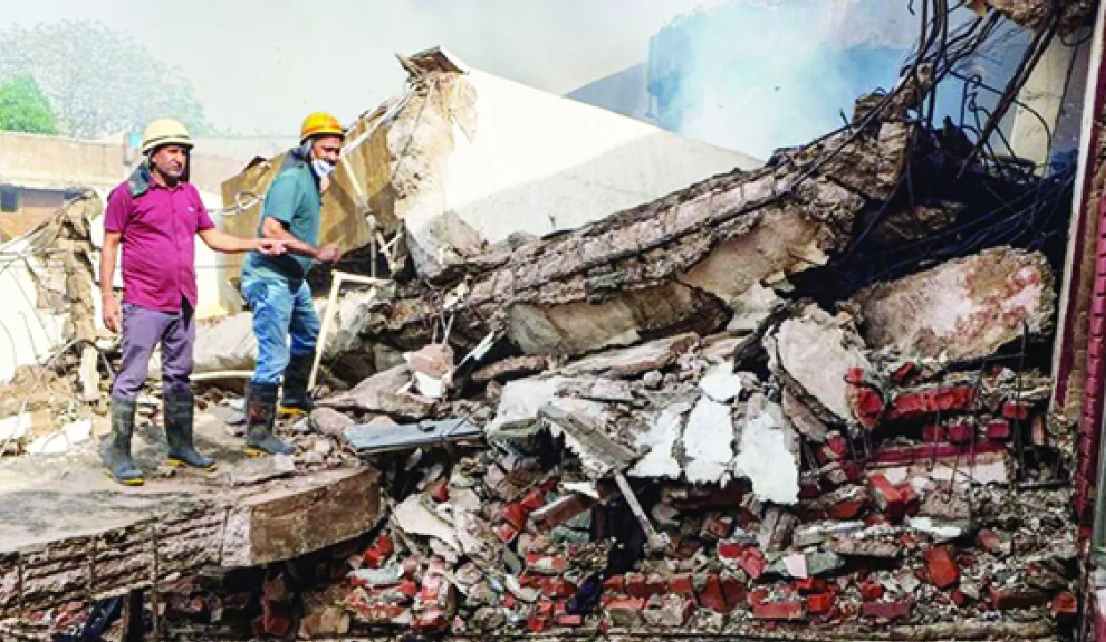 Gurugram Court Fire SIT Investigation Launched To Find Cause