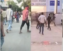 Panic in Gurugram’s Sector 37 as 2 groups clash with sticks rods