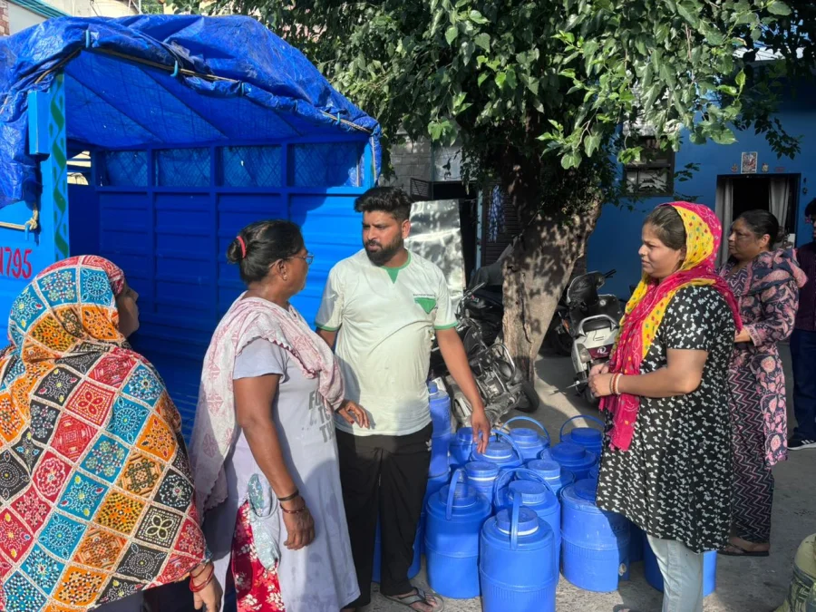 BJP Leader Akshay Sharma Provides Relief in Storm-Affected Areas, Arranges Drinking Water Supply