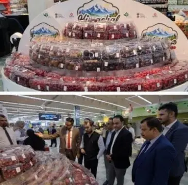 Himachal Cherries Plums Exported to Oman Success