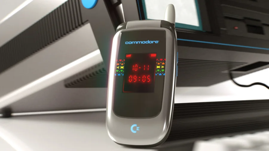 New Commodore Callback 8020 Flip Phone Blocks Social Media
