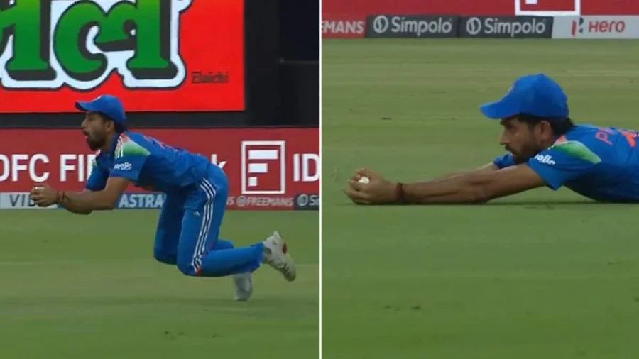 Prince Yadav's Diving Catch Steals Show on ODI Debut