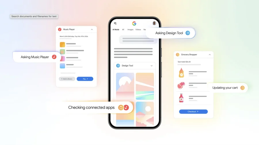 Google AI Mode Now Works With Canva YouTube Music Instacart