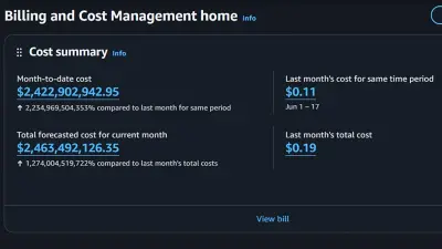 AWS Billing Bug Shows Billions in False Charges