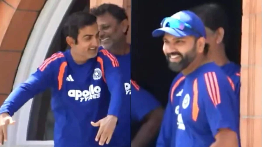 Rohit Sharma Gambhir Viral Video at Lord's