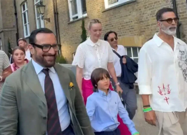 Akshay Kumar Stumble Video Goes Viral with Saif Taimur