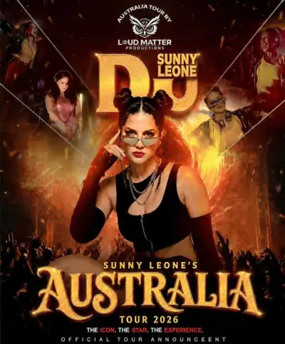 Sunny Leone DJ World Tour 2026 Heads to Australia
