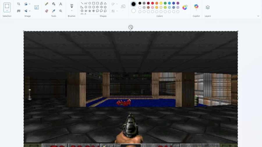 MS Paint Can Run Doom: New Port Confirmed