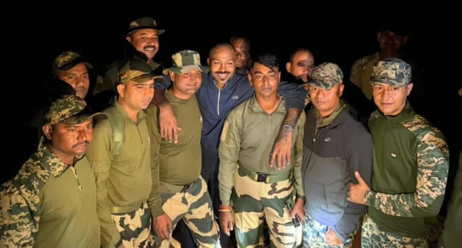 Hardik Pandya's Viral BSF Photos Show His Fitness Journey