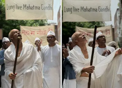 Manoj Bajpayee Gandhi Look Revealed in New Film