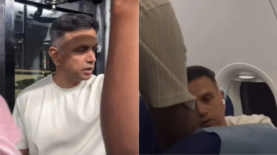Rahul Dravid Autograph Video Goes Viral on IndiGo Flight